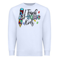 White i teach au some kids Premium Sweatshirt - CowhideDigitalArt