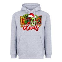 Heather Grey christmas gogo claus Heavyweight Hoodie - FaDigitalArtStudio