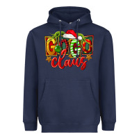 Navy christmas gogo claus Heavyweight Hoodie - FaDigitalArtStudio