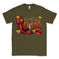 Army Green birthday diva Classic Tee - texasbilliewilder
