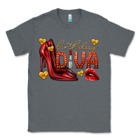Charcoal Heather birthday diva Classic Tee - texasbilliewilder