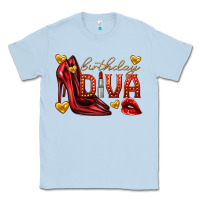 Dusty Blue birthday diva Classic Tee - texasbilliewilder