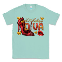 Seafoam birthday diva Classic Tee - texasbilliewilder