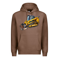Chestnut Compact Track Loader Premium Hoodie - LillyAllenDesigns
