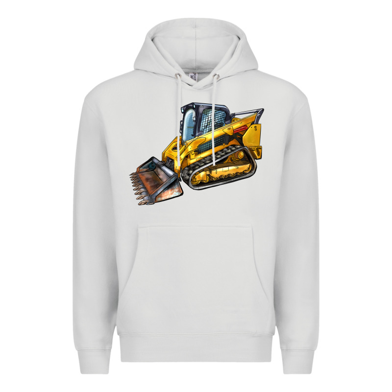Compact Track Loader Premium Hoodie by LillyAllenDesigns | Teevron
