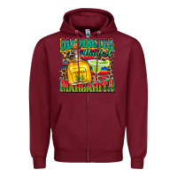 Burgundy mamacita needs a margarita Zipper Hoodie - Zillion Design Studio