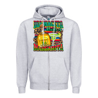 Heather Grey mamacita needs a margarita Zipper Hoodie - Zillion Design Studio