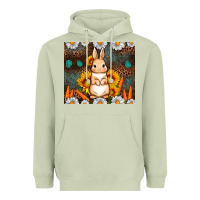 Matcha Rabbit daisy sunflower leopard 20oz tumbler Heavyweight Hoodie - Neo Western