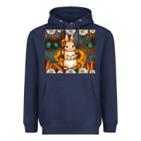 Navy Rabbit daisy sunflower leopard 20oz tumbler Heavyweight Hoodie - Neo Western