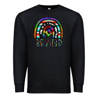 Black in a world where you can be anything be kind Premium Sweatshirt - CowhideDigitalArt