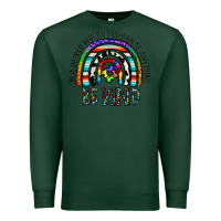 Sports Green in a world where you can be anything be kind Premium Sweatshirt - CowhideDigitalArt