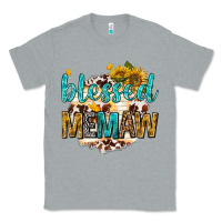 Heather Grey blessed memaw with sunflowers Classic Tee - texasbilliewilder