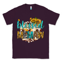 Plum blessed memaw with sunflowers Classic Tee - texasbilliewilder