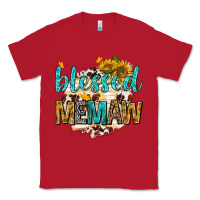 Red blessed memaw with sunflowers Classic Tee - texasbilliewilder
