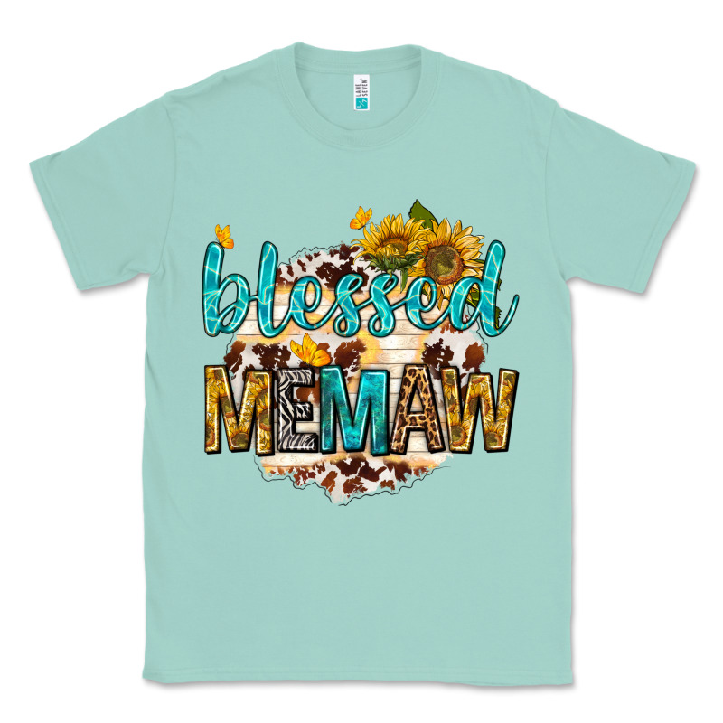 Blessed Memaw With Sunflowers Classic Tee by texasbilliewilder | Teevron