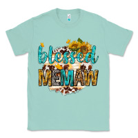 Seafoam blessed memaw with sunflowers Classic Tee - texasbilliewilder