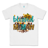White blessed memaw with sunflowers Classic Tee - texasbilliewilder
