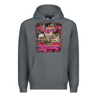 Rock howdy valentine's day bull skull Premium Hoodie - Jasminsmagicworld