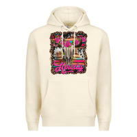 Sandshell howdy valentine's day bull skull Premium Hoodie - Jasminsmagicworld