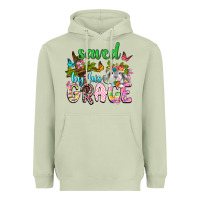 Matcha Saved by his grace Heavyweight Hoodie - Neo Western