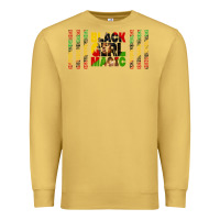 Antique Gold black girl magic libbey glass Premium Sweatshirt - HRA Design Shop