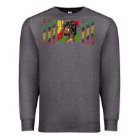Charcoal Heather black girl magic libbey glass Premium Sweatshirt - HRA Design Shop