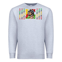 Heather Grey black girl magic libbey glass Premium Sweatshirt - HRA Design Shop