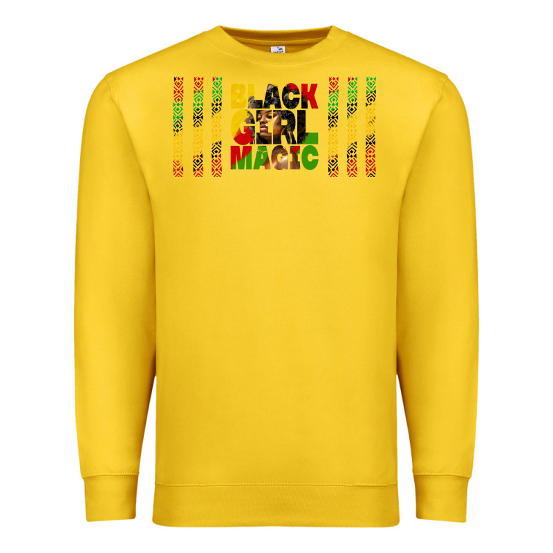 Black Girl Magic Libbey Glass Premium Sweatshirt by HRA Design Shop | Teevron