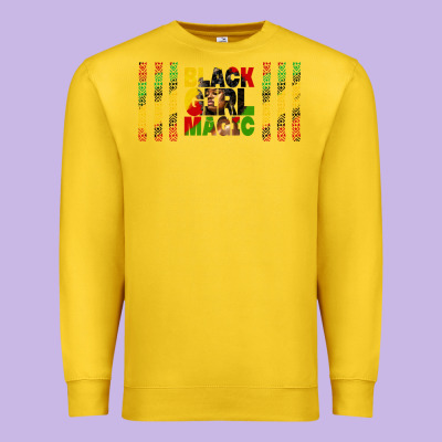 Black Girl Magic Libbey Glass Premium Sweatshirt Designed By Hra Design Shop