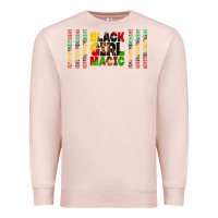 Pale Pink black girl magic libbey glass Premium Sweatshirt - HRA Design Shop
