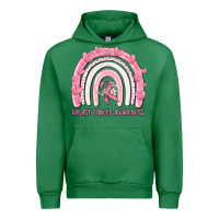Emerald breast cancer  awareness rainbow Urban Hoodie - MaliasSmallBusiness