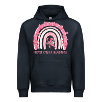 Navy breast cancer  awareness rainbow Urban Hoodie - MaliasSmallBusiness