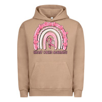 Pigment Burro breast cancer  awareness rainbow Urban Hoodie - MaliasSmallBusiness