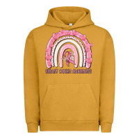 Pigment Peanut Butter breast cancer  awareness rainbow Urban Hoodie - MaliasSmallBusiness