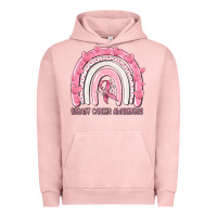 Pigment Salmon breast cancer  awareness rainbow Urban Hoodie - MaliasSmallBusiness