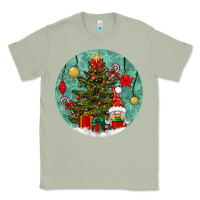 Matcha christmas tree and gnome Classic Tee - BundleAndBundleShop