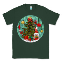 Sports Green christmas tree and gnome Classic Tee - BundleAndBundleShop