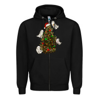 Black christmas spirits Zipper Hoodie - RanaPortraitStore