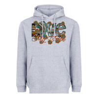Heather Grey love my tribe Heavyweight Hoodie - SublimationCraftShop