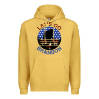 Antique Gold let's go brandon bigfoot Premium Hoodie - Jasminsmagicworld