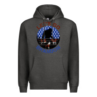 Charcoal Heather let's go brandon bigfoot Premium Hoodie - Jasminsmagicworld