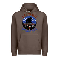 Coffee let's go brandon bigfoot Premium Hoodie - Jasminsmagicworld