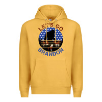 Mustard let's go brandon bigfoot Premium Hoodie - Jasminsmagicworld