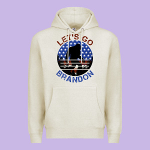 Let's Go Brandon Bigfoot Premium Hoodie Designed By Jasminsmagicworld