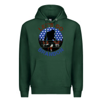 Sports Green let's go brandon bigfoot Premium Hoodie - Jasminsmagicworld
