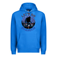 True Royal let's go brandon bigfoot Premium Hoodie - Jasminsmagicworld