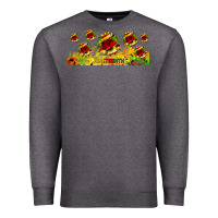 Charcoal Heather juneteenth sunflowers libbey glass Premium Sweatshirt - HRA Design Shop