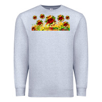 Heather Grey juneteenth sunflowers libbey glass Premium Sweatshirt - HRA Design Shop