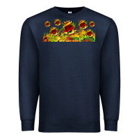 Navy juneteenth sunflowers libbey glass Premium Sweatshirt - HRA Design Shop