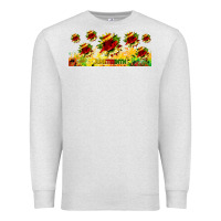 Oatmeal Heather juneteenth sunflowers libbey glass Premium Sweatshirt - HRA Design Shop